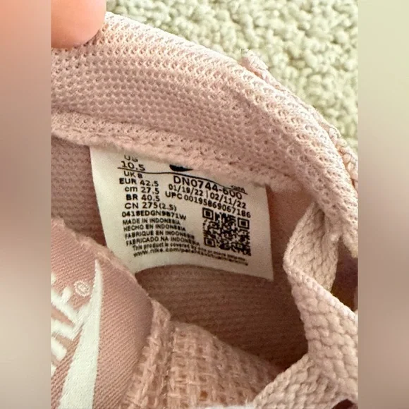 Nike Blazer Low Platform Women's Shoes Pink Oxford/Summit White/Pink Oxford/Rose - Picture 9 of 10